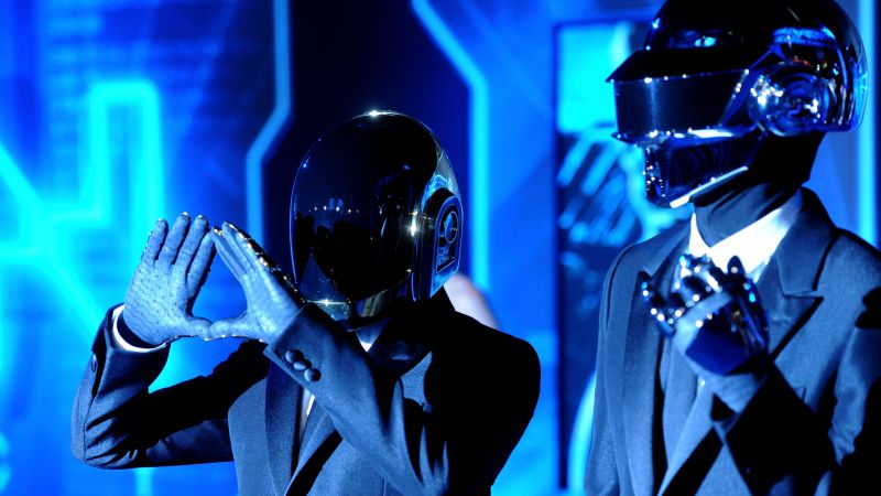 Daft Punk, Top music artist and bands, electronic, Guy-Manuel de Homem-Christo, Thomas Bangalter (horizontal)
