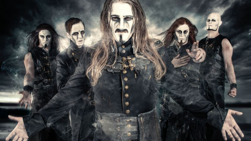 Powerwolf, Top music artist and bands, Attila Dorn, Matthew Greywolf, Charles Greywolf, Roel Van Helden, Falk Maria Schlegel (horizontal)