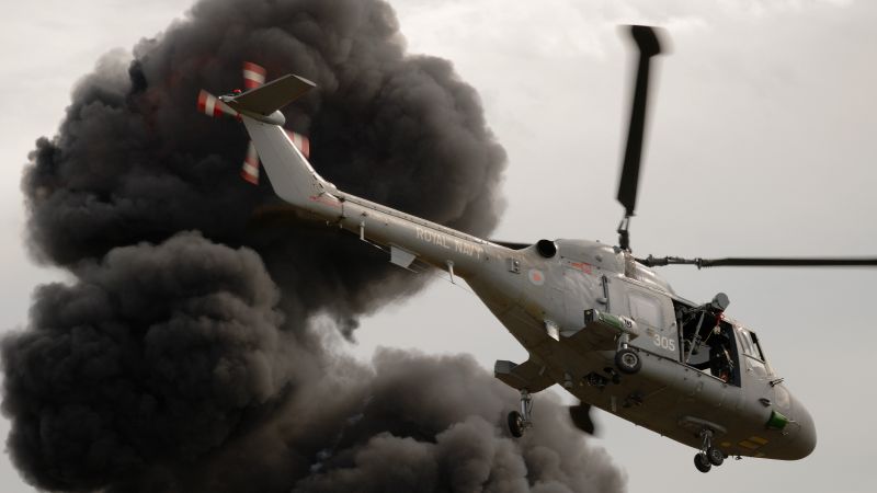 Westland Lynx, military transport helicopter, British Army (horizontal)