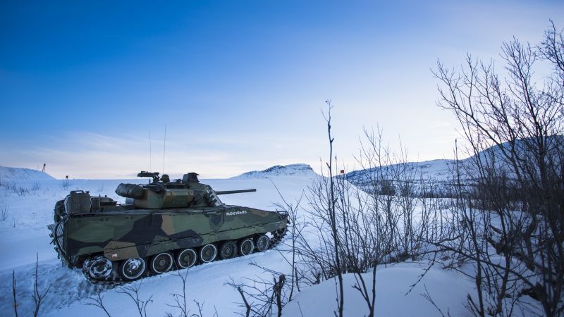Strf 90, combat vehicle, Swedish army (horizontal)