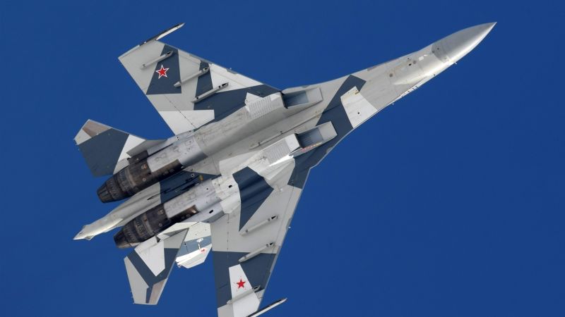 Su-35C, fighter, Russian Army (horizontal)