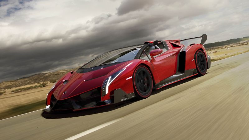 Lamborghini Veneno, supercar, Concept car (horizontal)