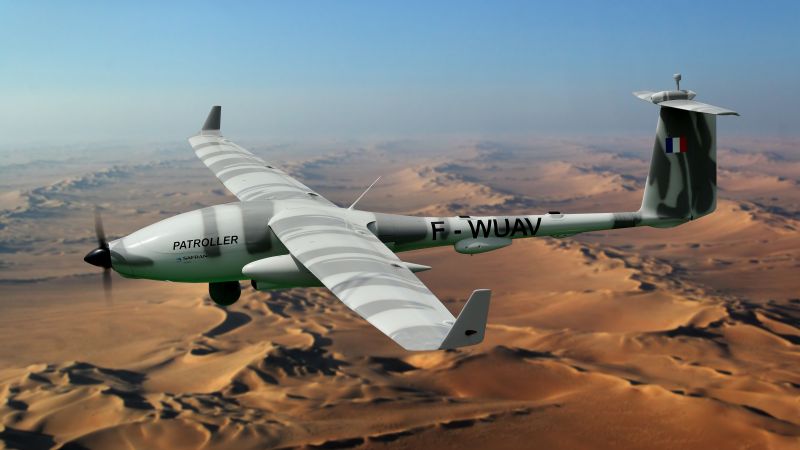 PATROLLER Sagem Drone,  (horizontal)