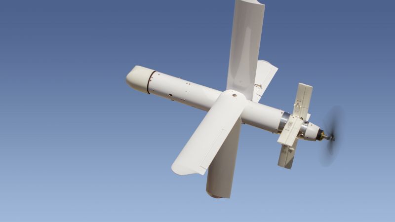 Uvision Hero, Kamikaze drone, military,  (horizontal)