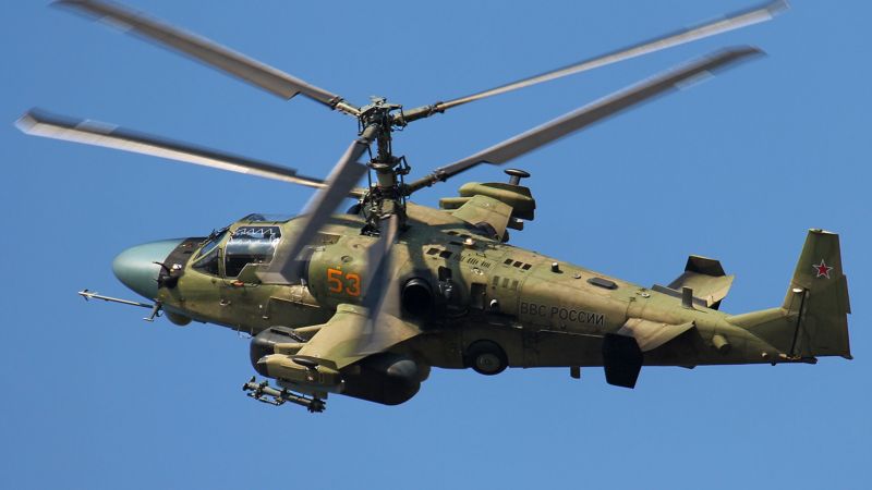 Kamov Ka-52 Alligator, Russian army, fighter helicopter, air force (horizontal)