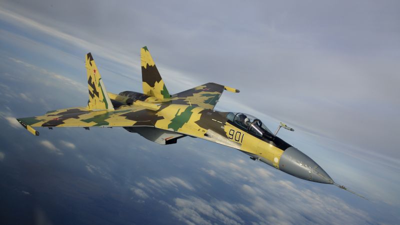 SU-35, attack aircraft, Russian Army (horizontal)