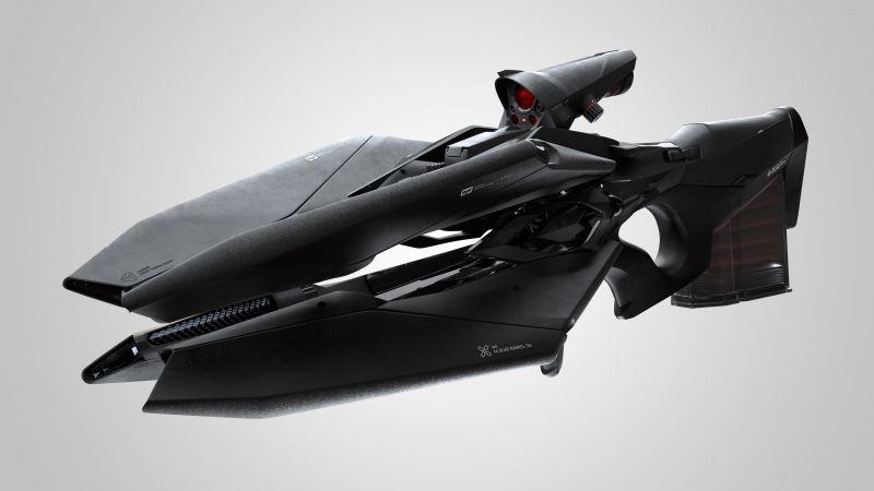 Epic A3, electromagnetic, machine gun (horizontal)
