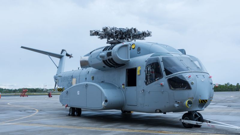 Sikorsky CH-53K King Stallion, fighter helicopter, fighter, U.S. Air Force (horizontal)