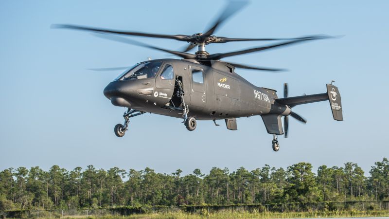 SIKORSKY S-97 RAIDER, fighter helicopter, fighter, U.S. Air Force,  (horizontal)