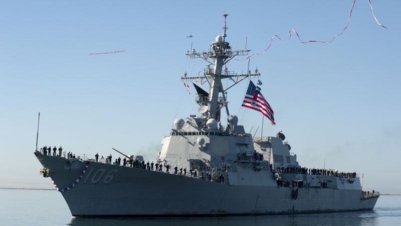 USS Stockdale, DDG-106, Arleigh Burke-class, guided missile destroyer, USA Navy (horizontal)
