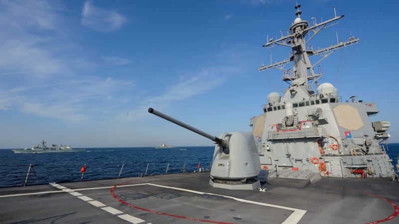 USS Ross, DDG-71, Arleigh Burke-class, guided-missile destroyer, USA Navy (horizontal)