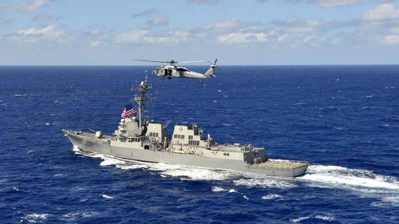 USS William P. Lawrence, DDG-110, Arleigh Burke-class, guided-missile destroyer, USA Navy (horizontal)