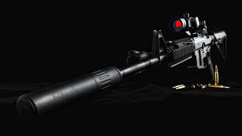 Ar-15 Assault Rifle (horizontal)
