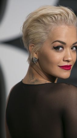 Rita Ora, Rita Sahatciu Ora, Actress, Artists, television star, sofa, dress, jewel, room, interior (vertical)