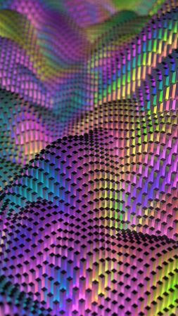 Rainbow Hills, colorful, 4k, 5k, mountains, iphone wallpaper, android wallpaper, abstract (vertical)