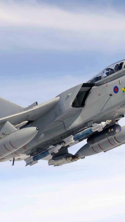Panavia Tornado GR.4, fighter aircraft, British Air Force (vertical)