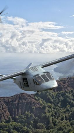 Bell V-247 Vigilant, tiltrotor military aircraft, U.S. Air Force (vertical)