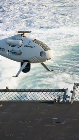 S-100 Camcopter, drone, UAV, unmanned warrior 2016, UAE Air Force (vertical)
