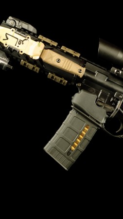 AR-15 rifle, 5, 56×45, U.S. Army (vertical)