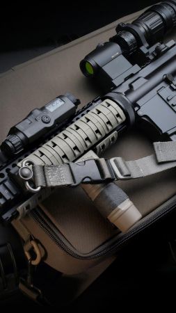 M4 Carbin, assault rifle (vertical)