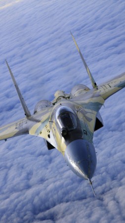 Su-35S, Sukhoi, Super Flanker, air superiority fighter, Russian Air Force (vertical)