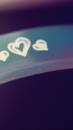 love image, heart, 4k (vertical)