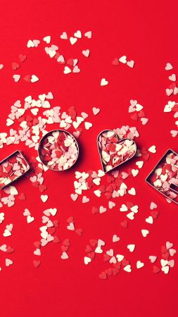 love image, heart, HD (vertical)