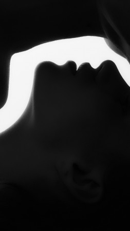 love image, kiss, HD (vertical)