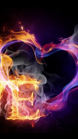 love image, heart, HD (vertical)