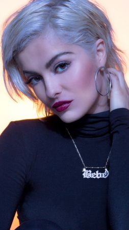 Bebe Rexha, photo, 4k (vertical)