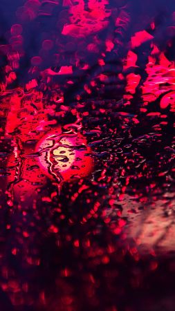 water, lights, 4k (vertical)