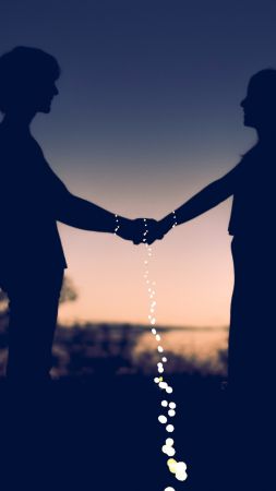 love image, couple, 4k (vertical)