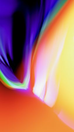 iPhone X wallpaper, iPhone 8, iOS 11, colorful, HD (vertical)