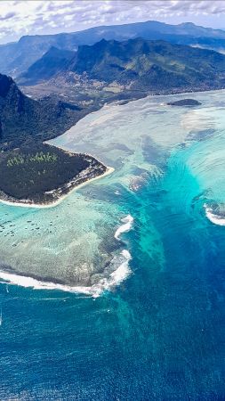 island, ocean, HD (vertical)