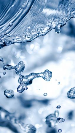water, splash, 4k (vertical)