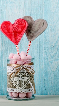 love image, heart, HD (vertical)