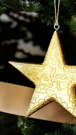 Christmas, New Year, toys, fir-tree, 5k (vertical)