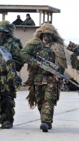 sniper, soldiers, camo, camouflage, sniper rifle, scope, base (vertical)