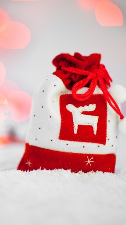 Christmas, New Year, gifts, snow, 5k (vertical)