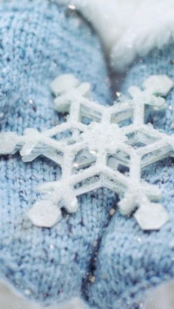 hand, snowflake, winter, 5k (vertical)