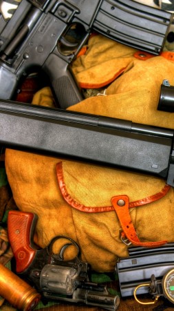 K 94, sniper rifle, m16a1, compass, FPS-200, scope, ammunition, bullets (vertical)
