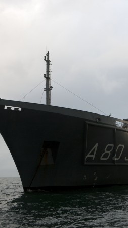 Luymes, A803, Royal Dutch Navy, rescue mission, sea, Denmark (vertical)