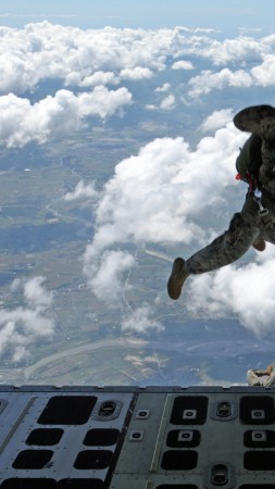soldier, landing, troops, aircraft, landing force (vertical)