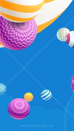 abstract, balls, colorful, modern, 4k, 5k, 8k (vertical)