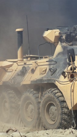 BTR-80, APC, armored personnel carrier, BTR-80A, Rusian Armed Forces, Russia, landing (vertical)
