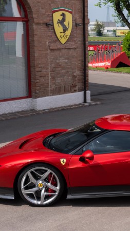 Ferrari SP38, 2018 Cars, Luxury cars, 4K, 8K (vertical)