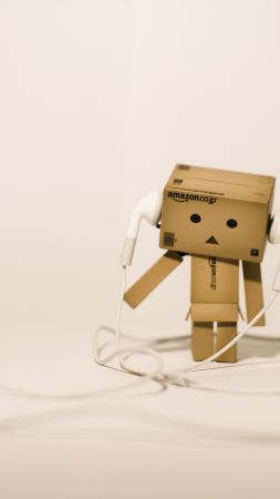 Danbo, Earbuds, 4K (vertical)