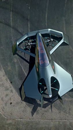 Aston Martin VVC, Flying Taxi, 4K (vertical)