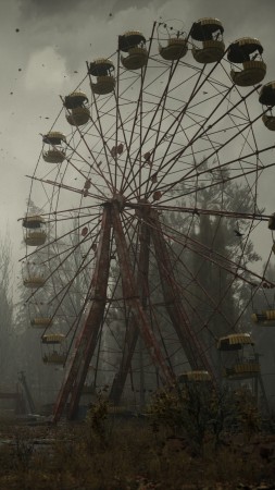 S.T.A.L.K.E.R. 2, screenshot, 4K (vertical)