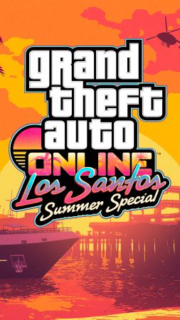 Los Santos Summer Special, GTA Online, poster, 4K (vertical)